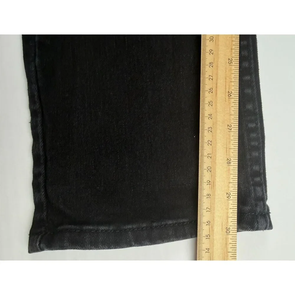 Levi's 514 Straight Fit Jeans Black Wash W30 L32 Waterless Denim
